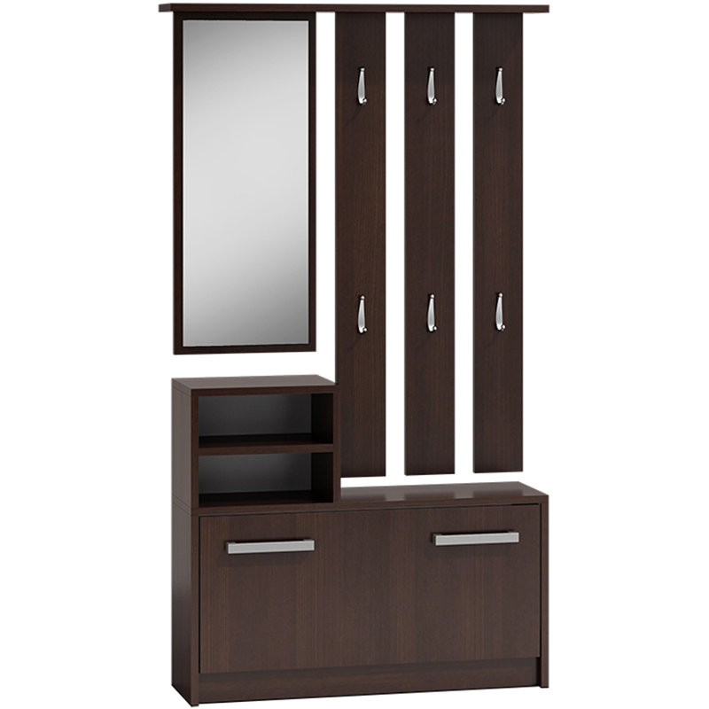 Mercury Row Centreville Hall Tree with Shoe Storage & Reviews Wayfair